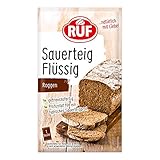 RUF Roggensauerteig flüssig, Sauerteigextrakt für Brot & Brötchen, Sauerteigbrot Backzubehör für Roggenbrot und Vollkornbrot, 1x70g