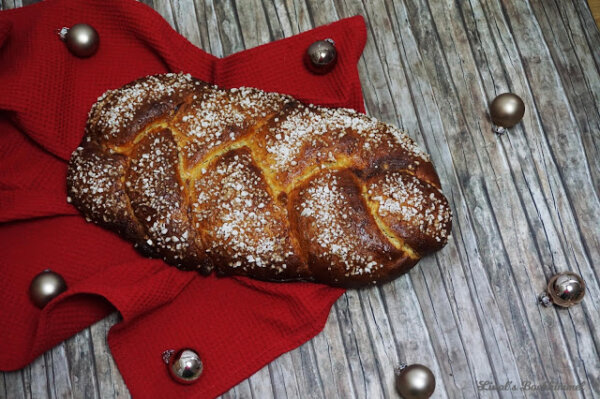 Weihnachtszopf mit Mandeln &amp; Cranberrys | Linal&amp;#39;s Backhimmel