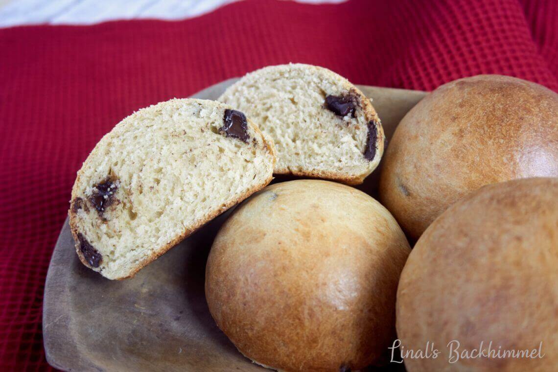 Einfache Schoko-Brötchen | linalsbackhimmel.de