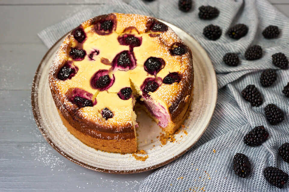 Fruchtiger Brombeer-Käsekuchen | linalsbackhimmel.de Fruchtiger Brombeer-Käsekuchen | linalsbackhimmel.de