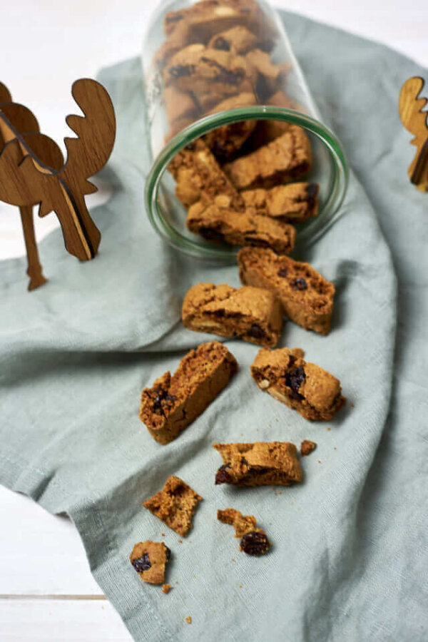 Cranberry-Lebkuchen-Cantuccini - perfekt zum verschenken ... Cranberry-Lebkuchen-Cantuccini - perfekt zum verschenken ...