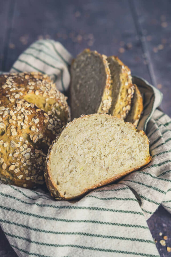Schnelles Kartoffel-Hafer-Brot | linalsbackhimmel.de