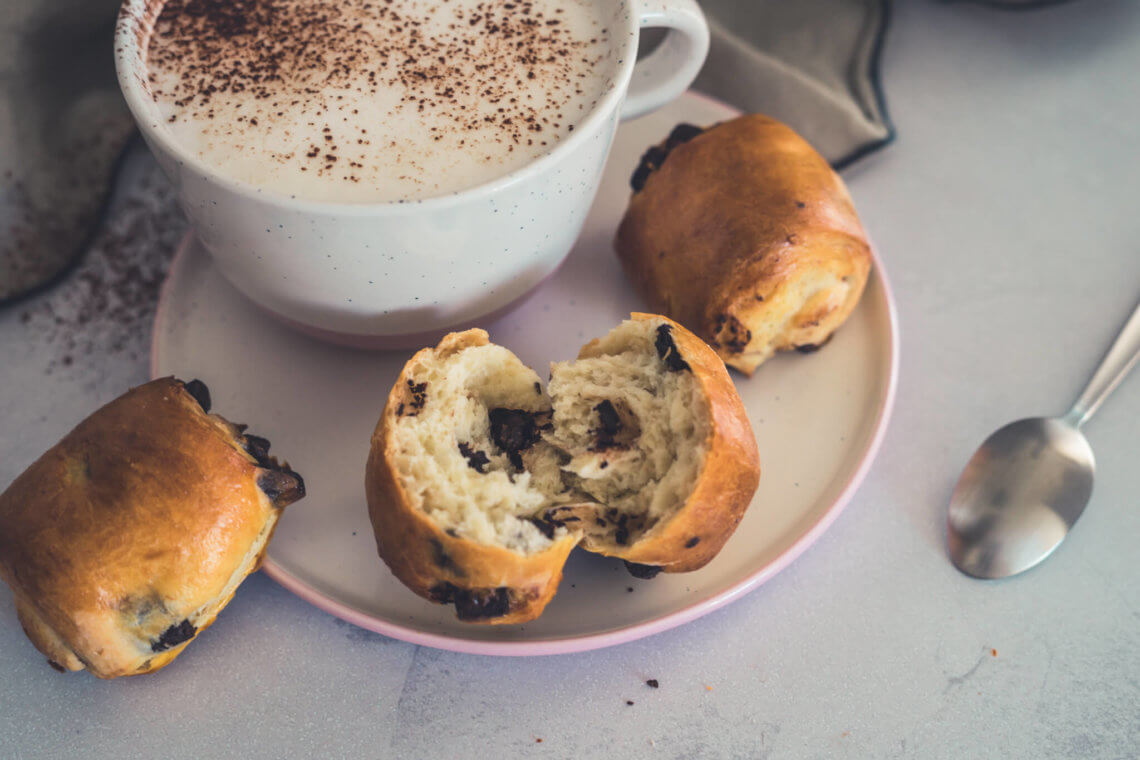 Schoko-Milchbrötchen