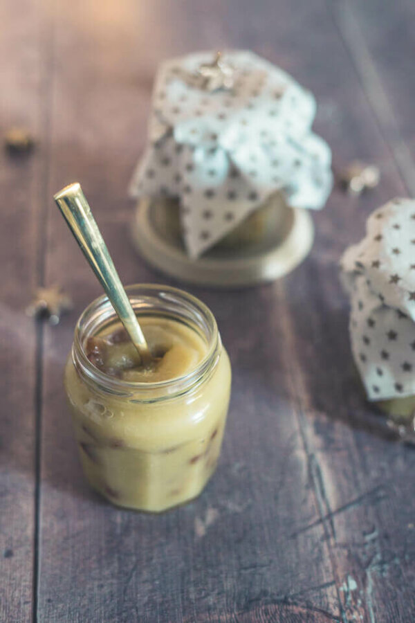 Apfel-Marzipan-Marmelade mit Rosinen | linalsbackhimmel.de