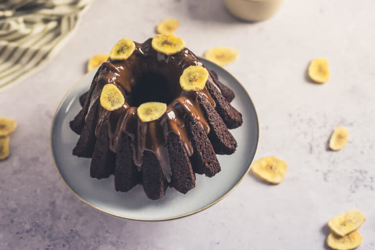 Schoko-Bananen-Gugelhupf