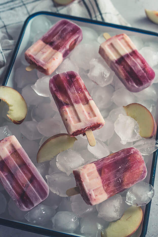 Pfirsich Iced Tea Popsicles