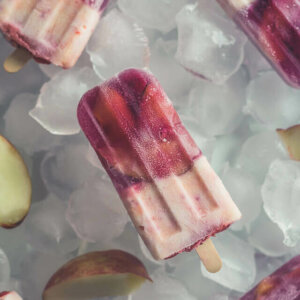 Pfirsich Iced Tea Popsicles