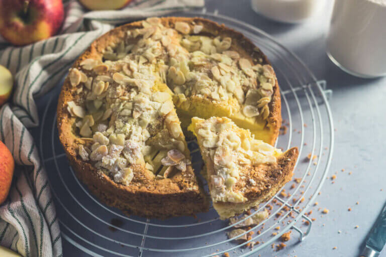 Apfelkuchen mit Schuss