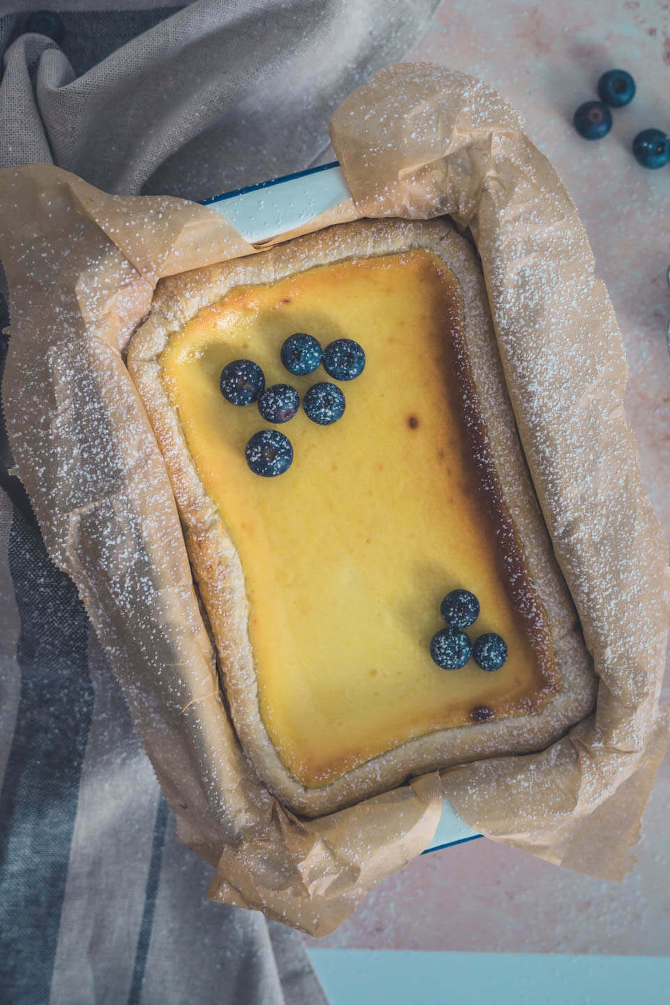 Schneller Käsekuchen mit Blätterteig | linalsbackhimmel.de