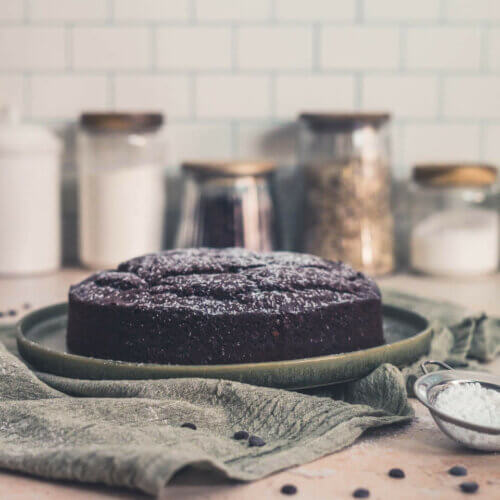 Veganer Schokokuchen Veganer Schokokuchen