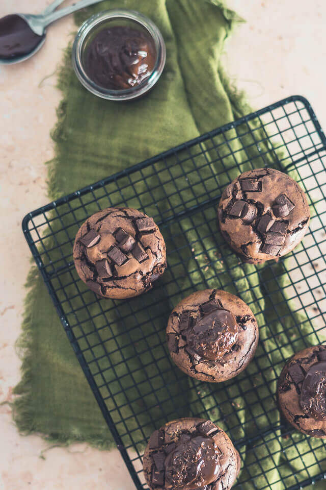 Saftige Brownie Muffins