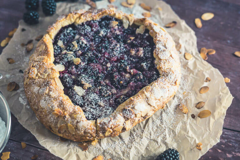 Brombeer Galette