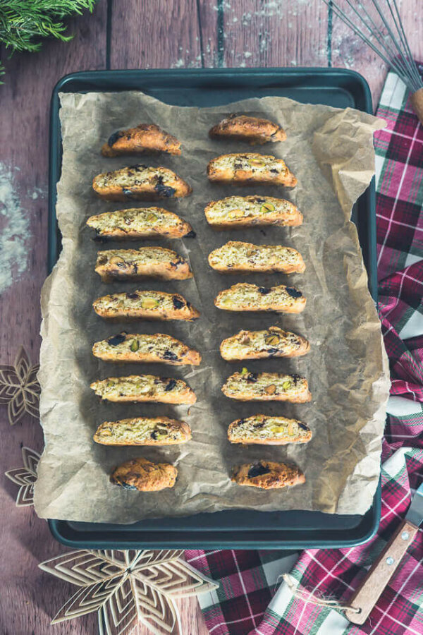 Amarena Kirsch Pistazien Cantuccini | linalsbackhimmel.de