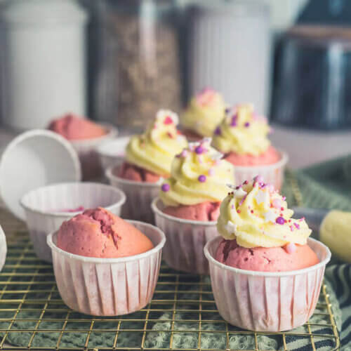 Pink Champagner Muffins