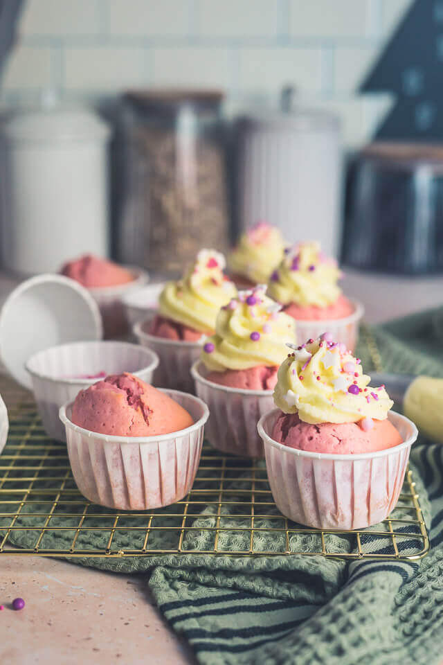 Pink Champagner Muffins