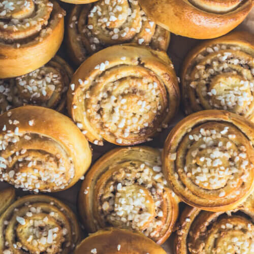 Kanelbullar – Schwedische Zimtschnecken