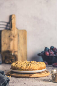 Zwetschgenkuchen mit Streuseln