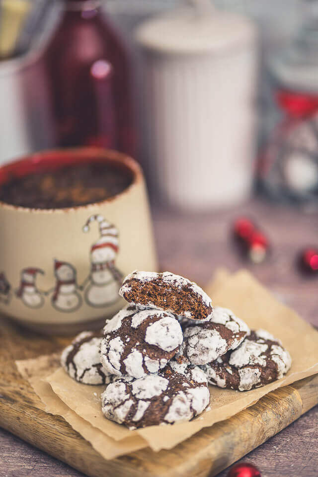 schoko schneebaelle chocolate crackle cookies linalsbackhimmel 10