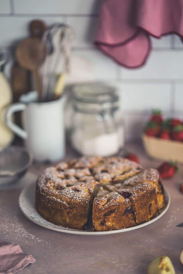 erdbeer pfirsich kuchen linalsbackhimmel 21