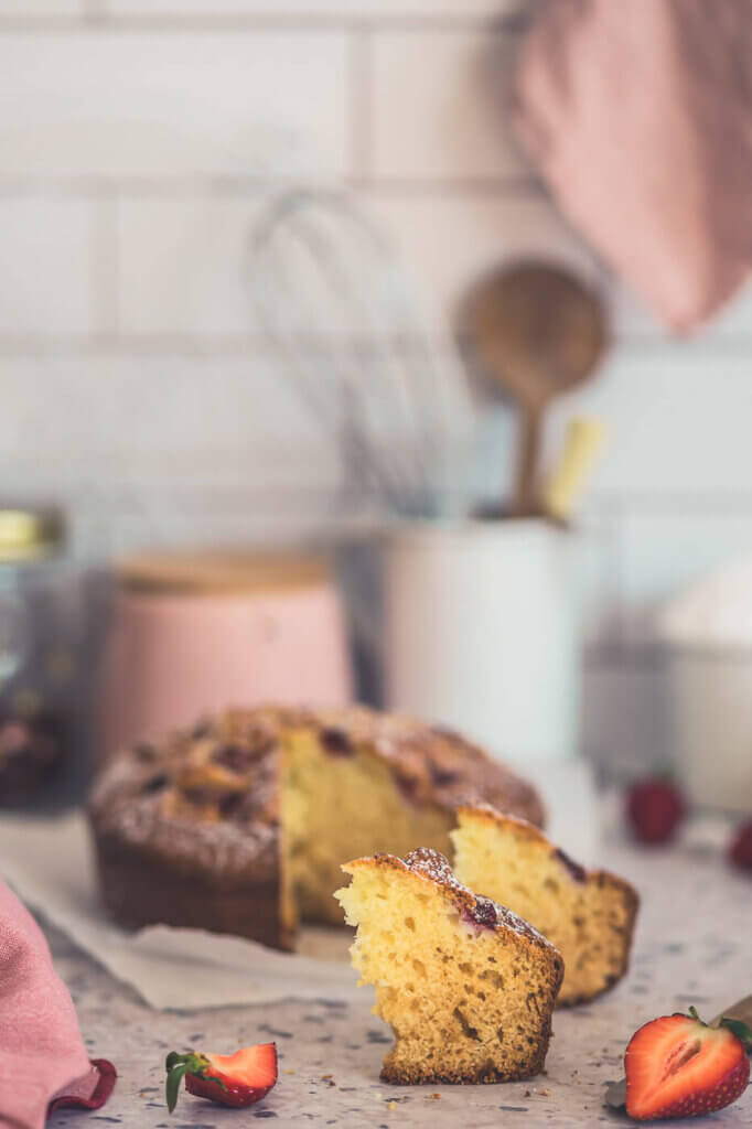 Erdbeer-Ricotta-Kuchen