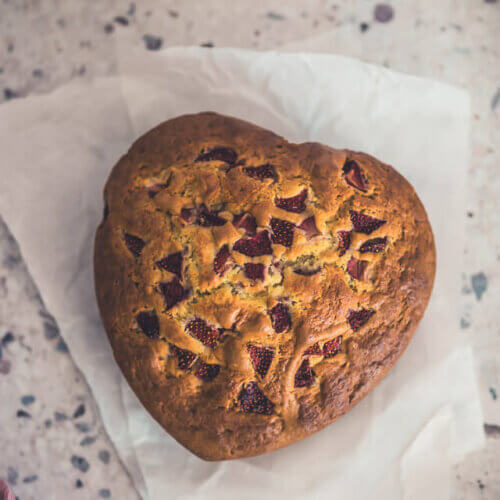 Erdbeer-Ricotta-Kuchen