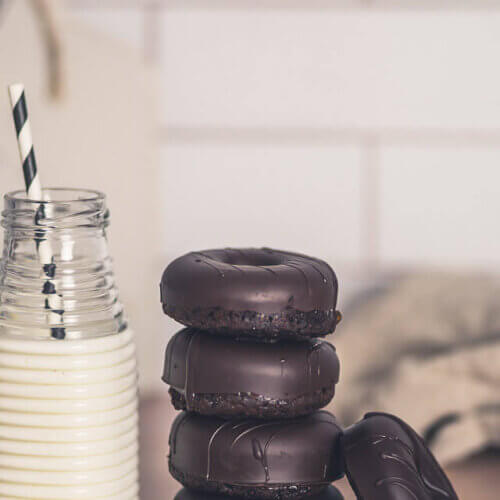 Schokoladen-Donuts Delux Schokoladen-Donuts Delux