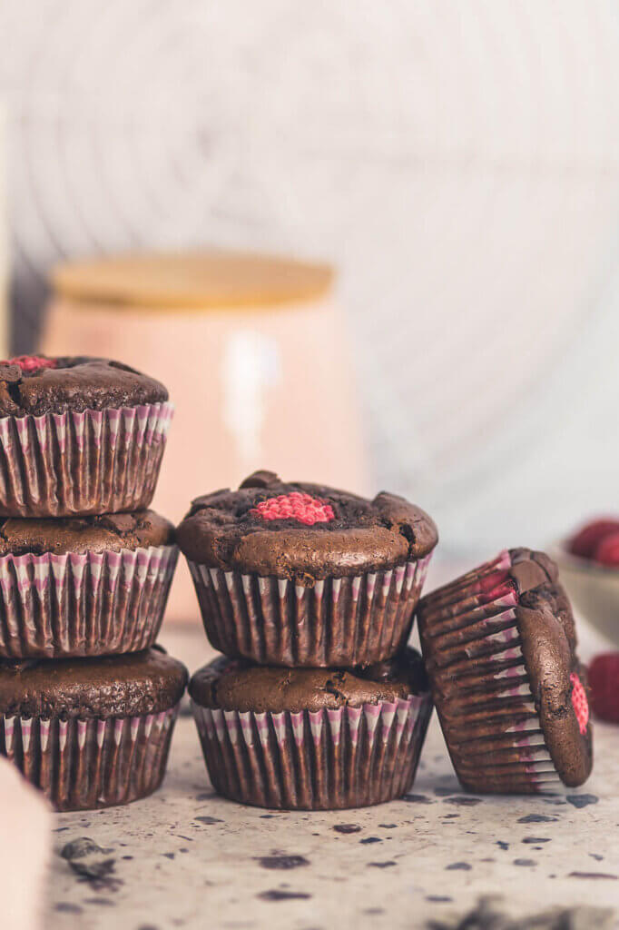 Schokoladen-Himbeer-Muffins
