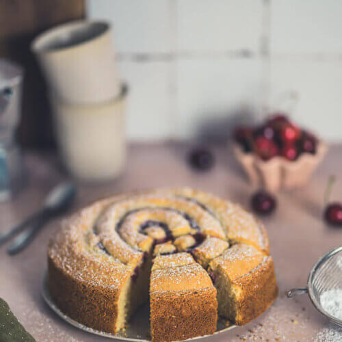 Sommerlicher Kirschkuchen