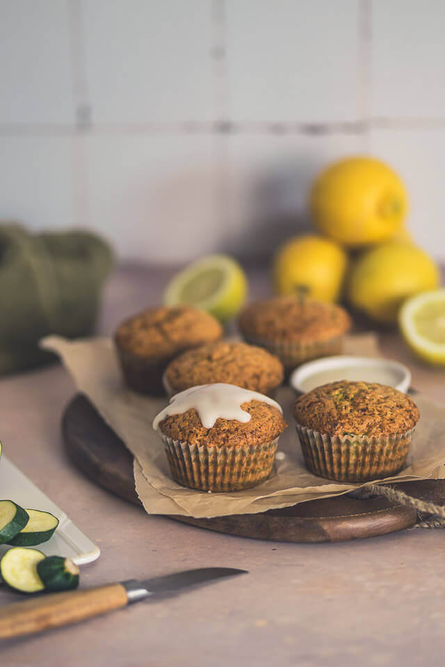 Zucchini-Zitronen-Muffins