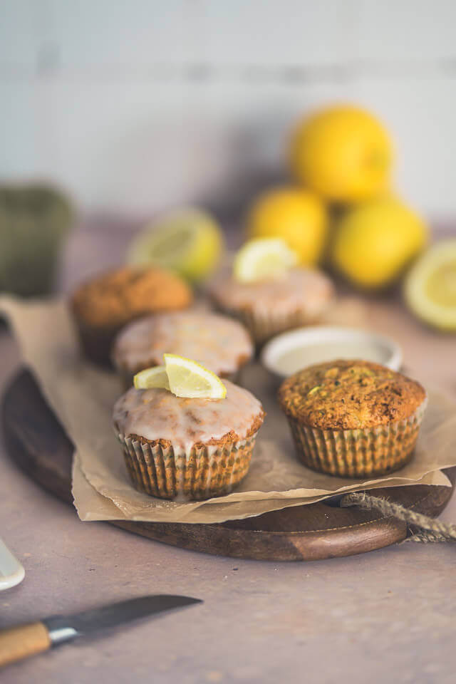 Zucchini-Zitronen-Muffins