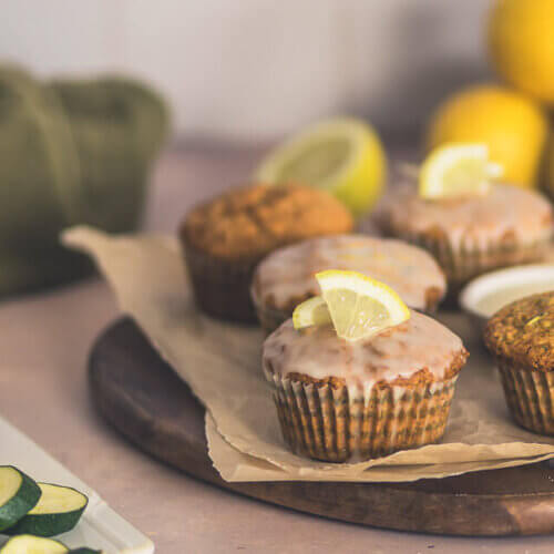 Zucchini-Zitronen-Muffins