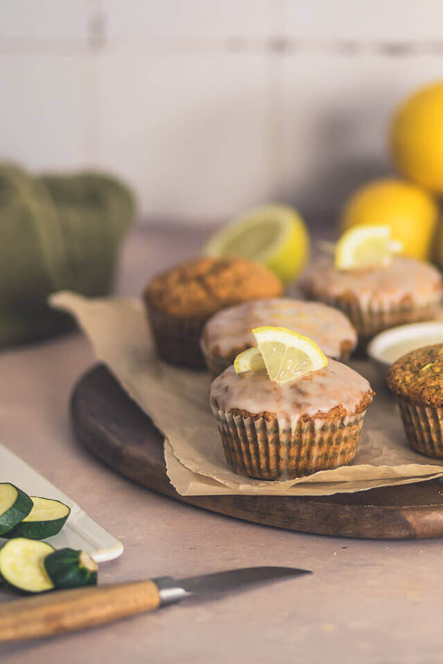 Zucchini-Zitronen-Muffins