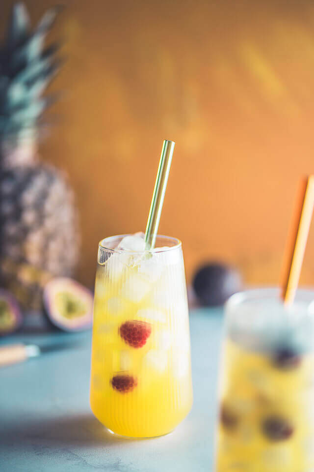 schneller ananas maracuja mocktail linalsbackhimmel 22