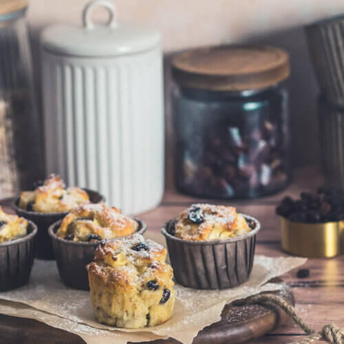 Einfache Bratapfel-Muffins