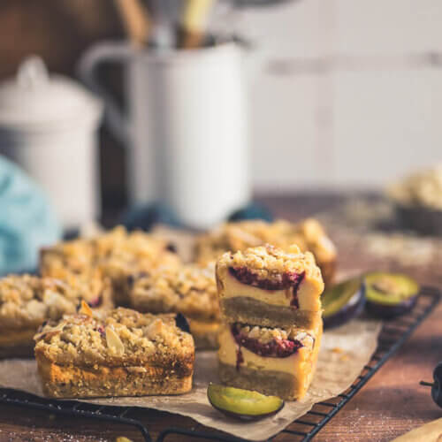 Zwetschgen Käsekuchen