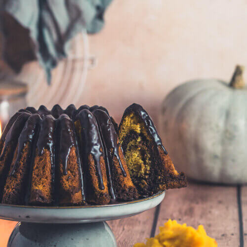 Kürbis-Marmorkuchen Kürbis-Marmorkuchen