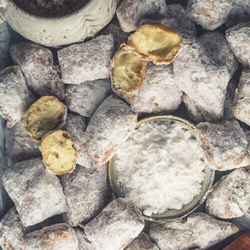 Winterliche Beignets mit Buttermilch und Zimt