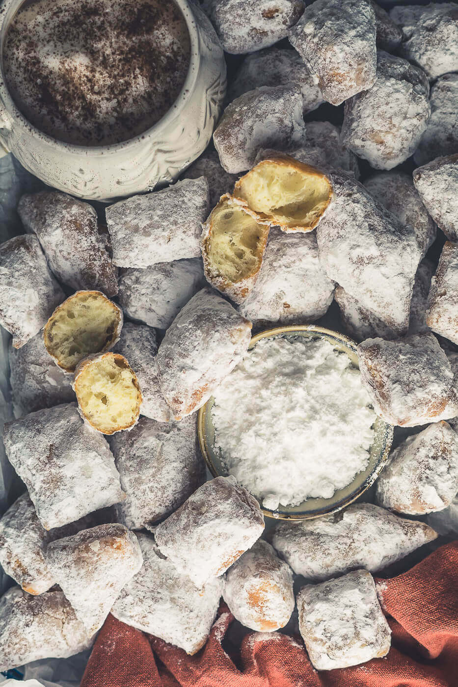 Winterliche Beignets mit Buttermilch und Zimt