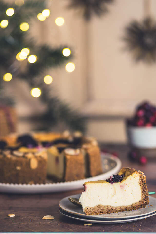 Cranberry Spekulatius Cheesecake cranberry spekulatius cheesecake linalsbackhimmel 11