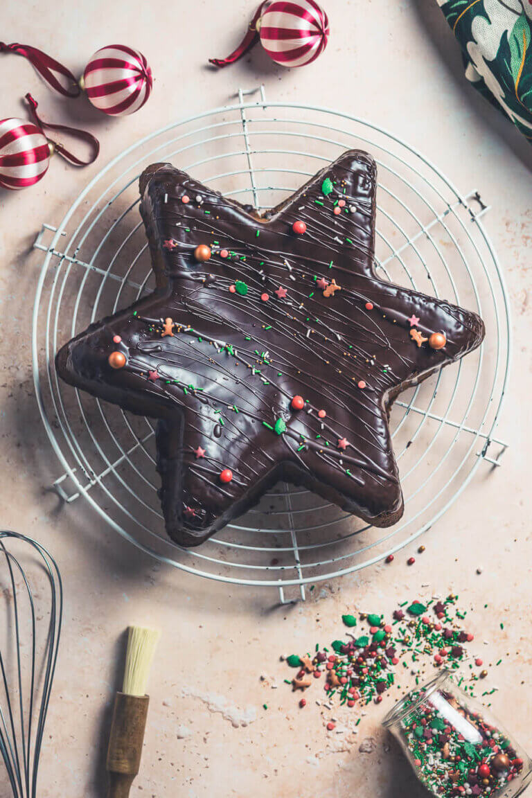 Schneller Weihnachtsstern mit Nutella