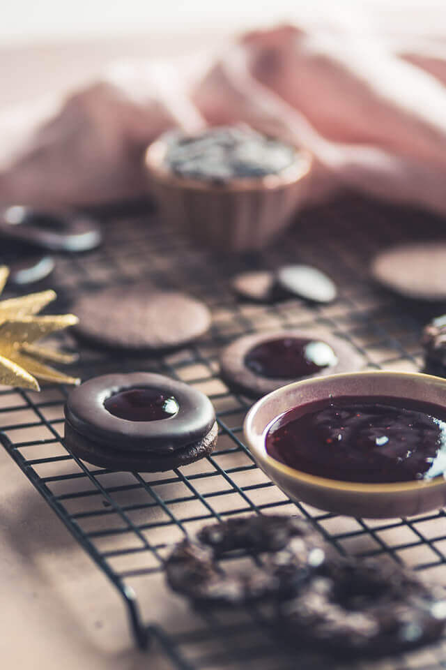 Schoko-Kirsch-Plätzchen schoko kirsch plaetzchen linalsbackhimmel 21