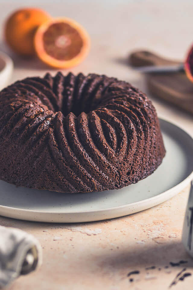 Schokoladen-Blutorangen-Kuchen Schokoladen-Blutorangen-Kuchen