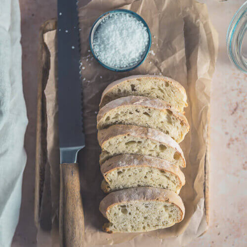 Schnelles Ciabatta mit nur 4 Zutaten Schnelles Ciabatta mit nur 4 Zutaten