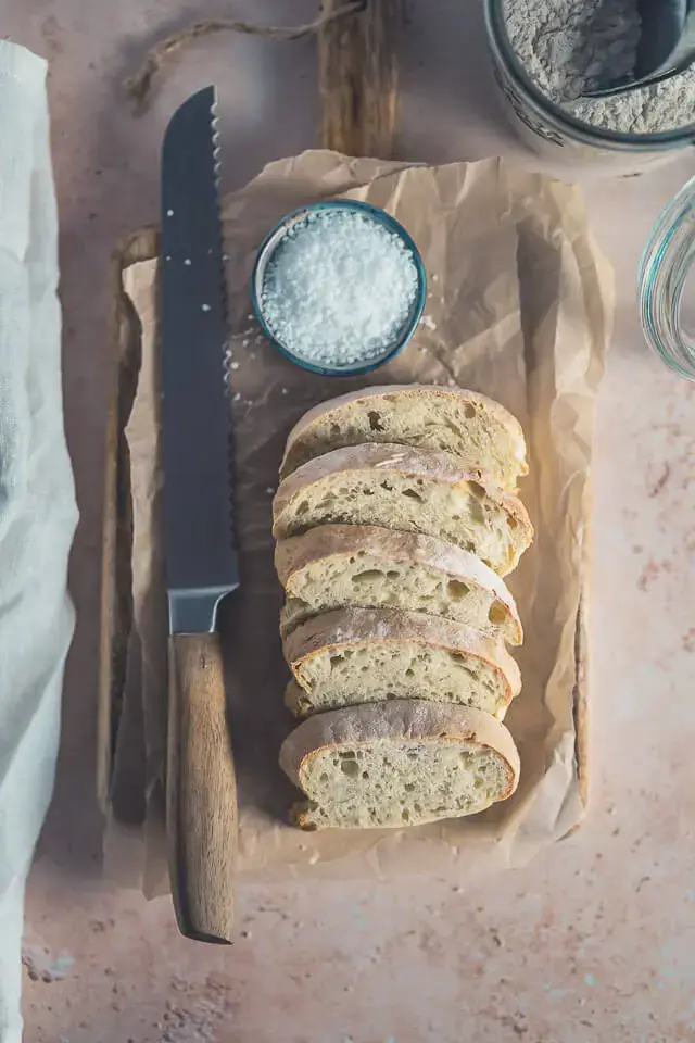 Schnelles Ciabatta mit nur 4 Zutaten Schnelles Ciabatta mit nur 4 Zutaten