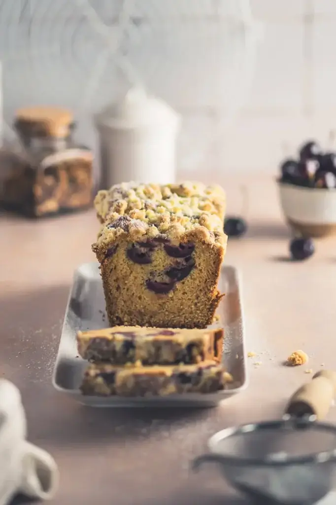 Schneller Kirschkuchen mit Streuseln Schneller Kirschkuchen mit Streuseln