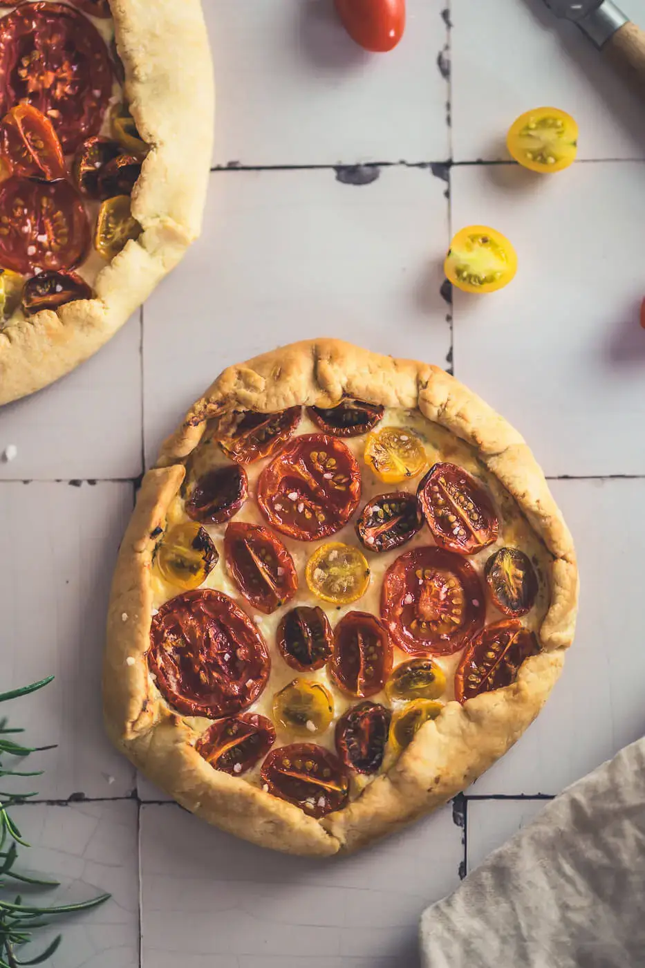 Mediterrane Tomaten-Galette Mediterrane Tomaten-Galette