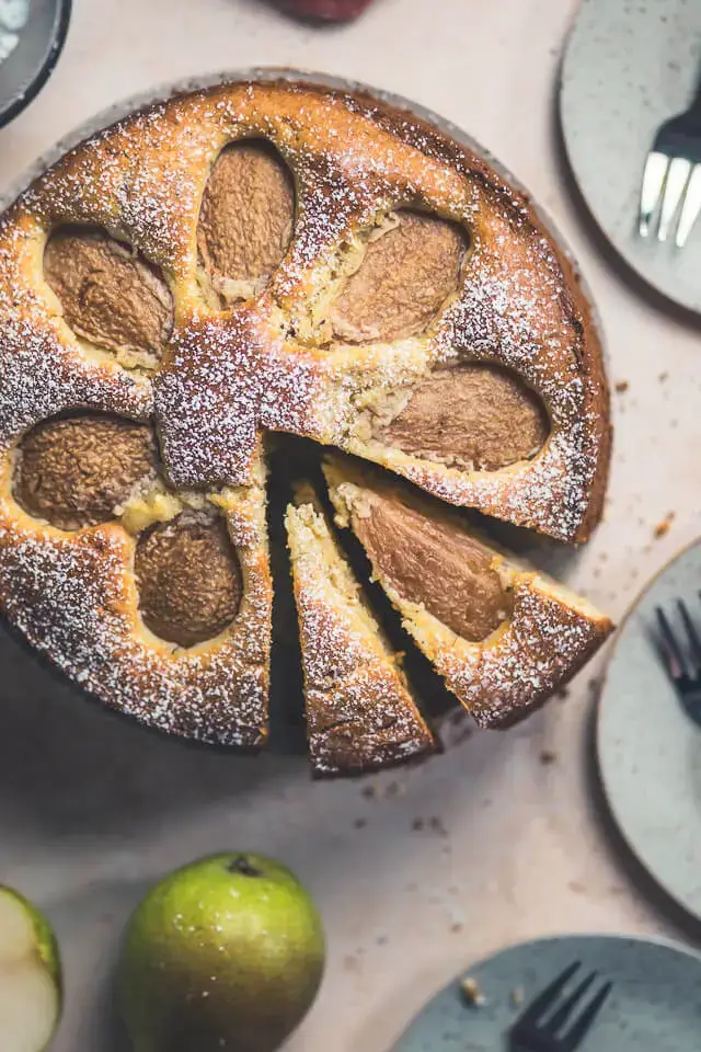Italienischer Birnenkuchen mit Ricotta – Torta di Pere italienischer birnenkuchen mit ricotta linalsbackhimmel 21