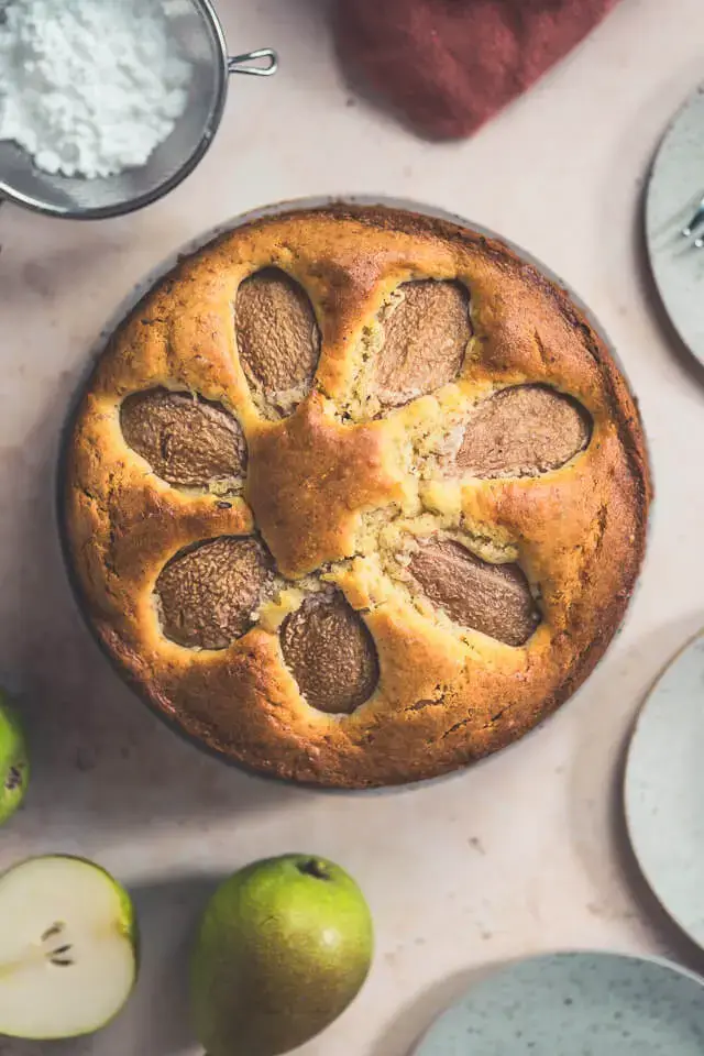 Italienischer Birnenkuchen mit Ricotta – Torta di Pere italienischer birnenkuchen mit ricotta linalsbackhimmel 3
