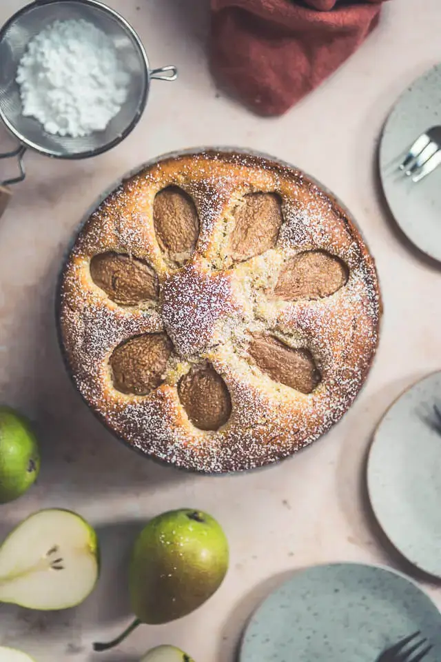 Italienischer Birnenkuchen mit Ricotta – Torta di Pere italienischer birnenkuchen mit ricotta linalsbackhimmel 4