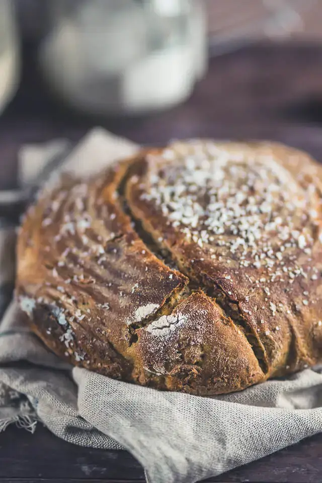 Maronen-Honig-Brot – aromatisches Herbstbrot selber backen maronen honig brot linalsbackhimmel 23